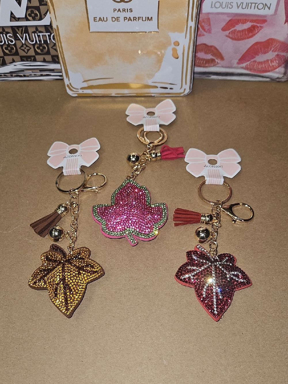 Leaf Keychains Nwt